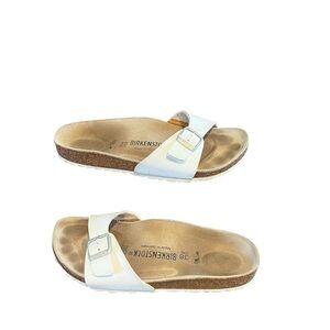 Birkenstock Sandals Women’s Sz: 38 White Madrid One-Strap Buckle